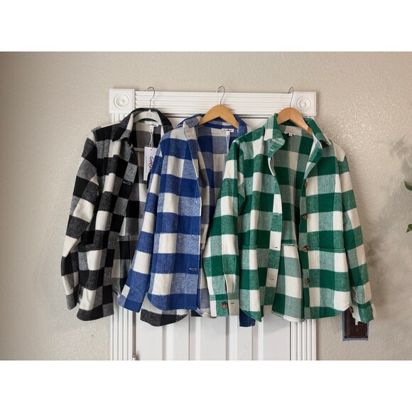Gee Gee Plaid Shacket Bundle NWT